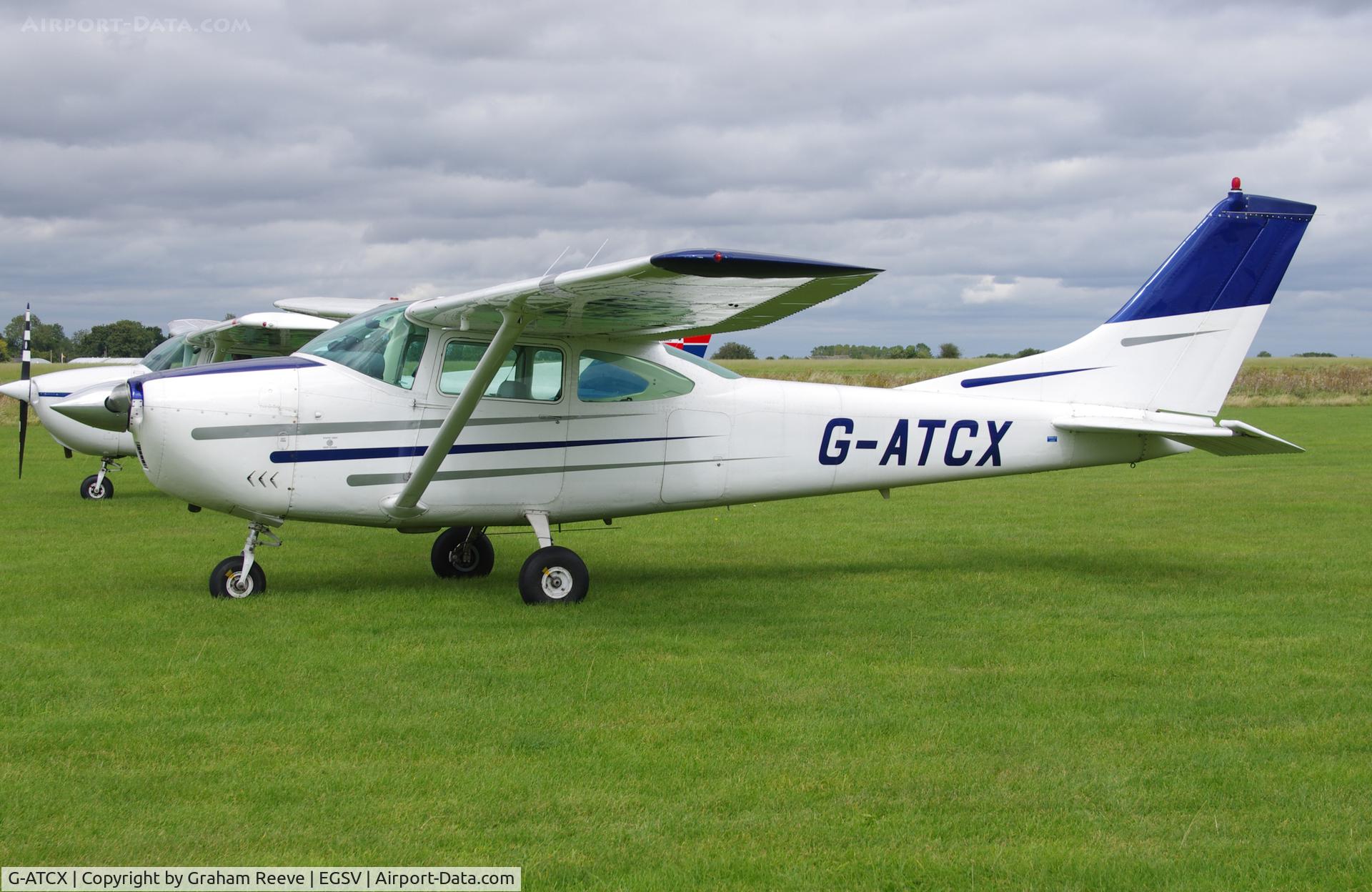 G-ATCX, 1964 Cessna 182H Skylane C/N 182-55848, Parked at Old Buckenham.