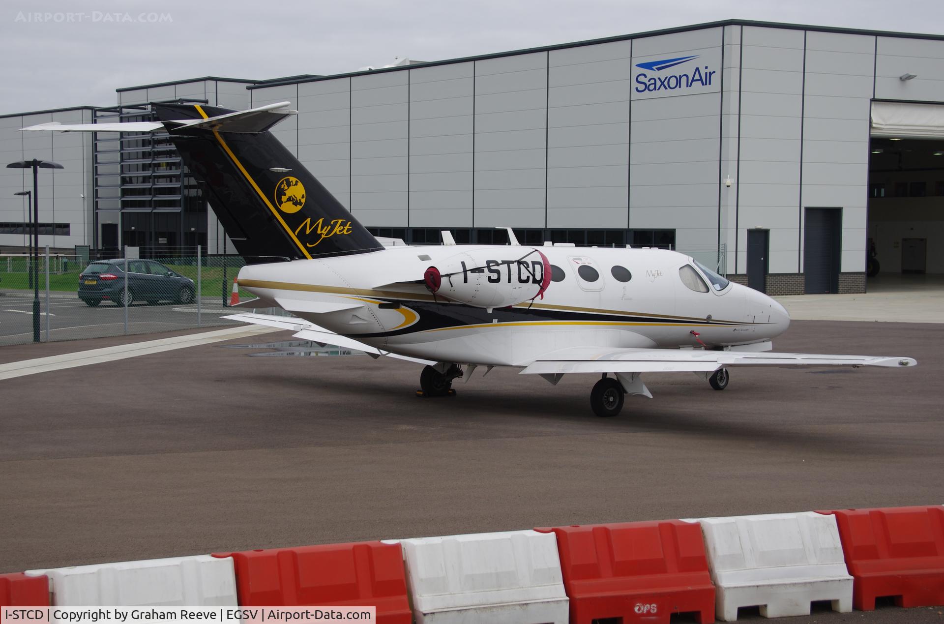 I-STCD, 2010 Cessna 510 Citation Mustang Citation Mustang C/N 510-0361, Parked at Norwich.