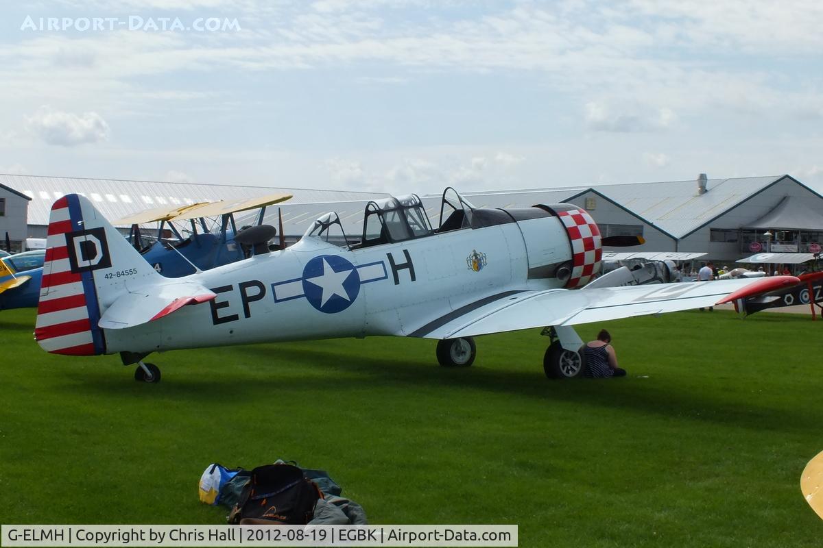 G-ELMH, 1942 North American AT-6D Harvard III C/N 88-16336 (42-84555), at the 2012 Sywell Airshow