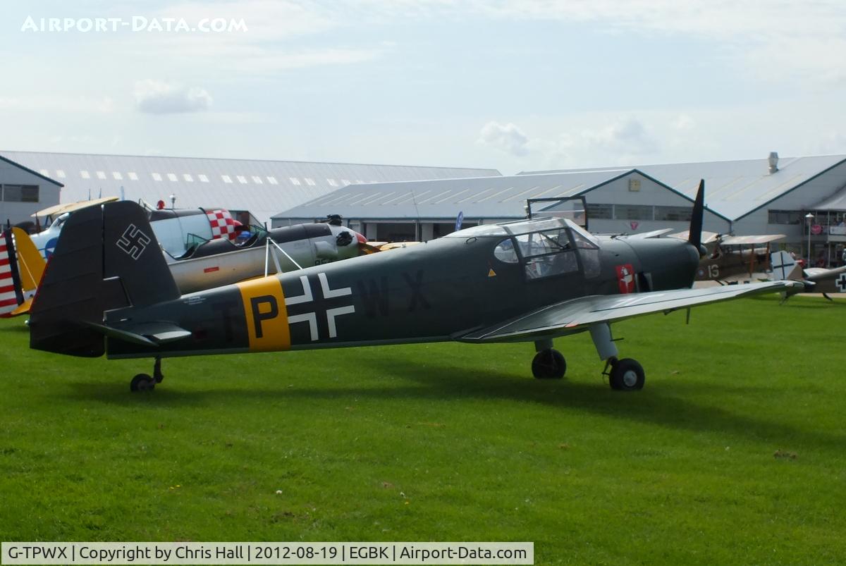 G-TPWX, 1966 Heliopolis Gomhouria Mk.6 (Bu-181) C/N 183, at the 2012 Sywell Airshow