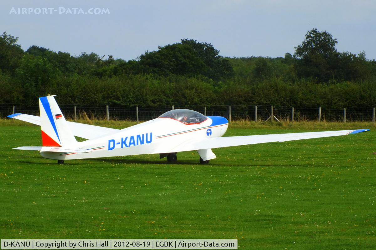 D-KANU, Schleicher ASK-16 C/N 16023, at the 2012 Sywell Airshow
