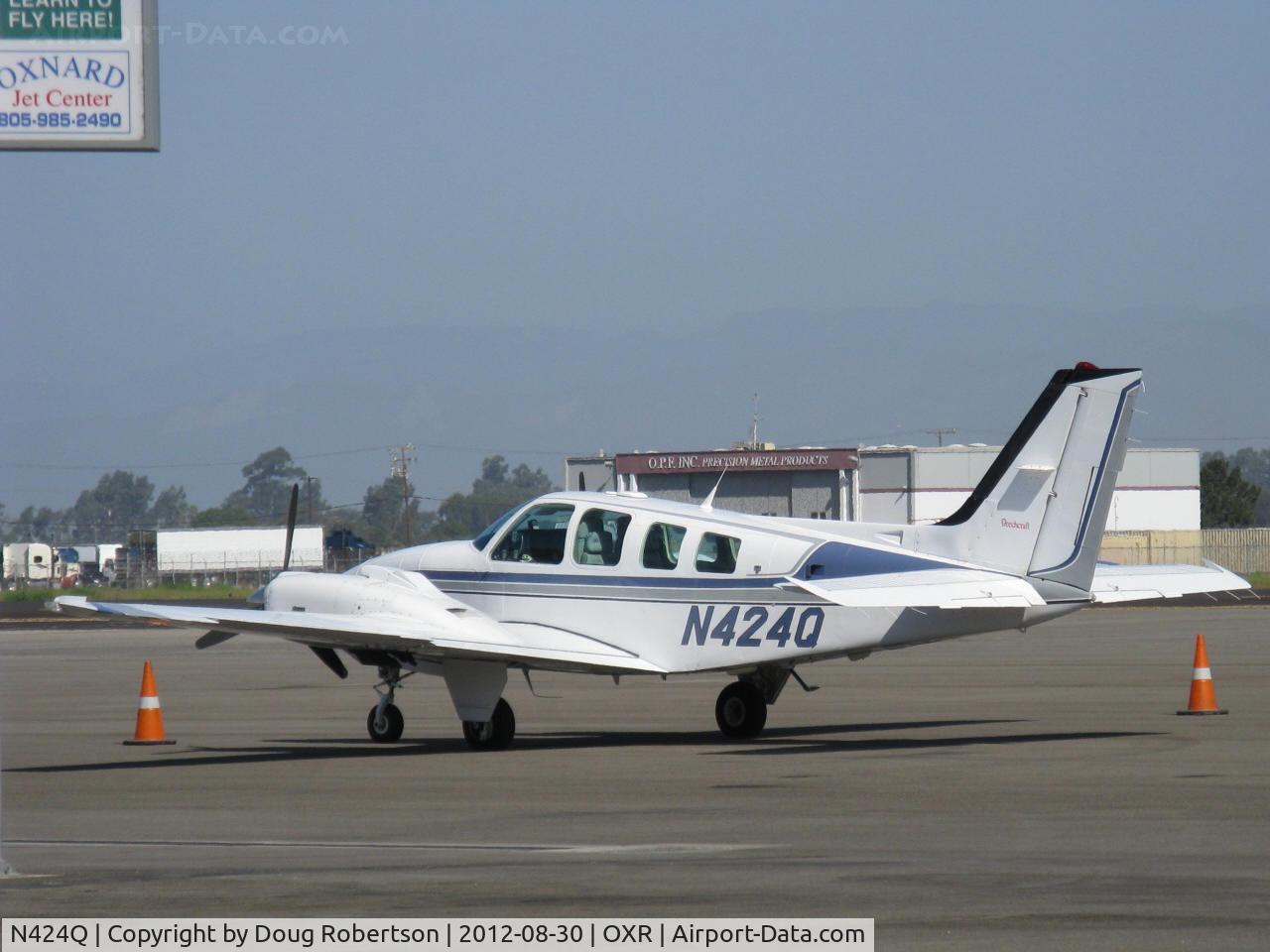 N424Q, 1990 Beech 58 Baron C/N TH-1582, 1990 Beech 58 BARON, two Continental IO-550 300 Hp each upgrades from original Continental IO-520 285 Hp engines