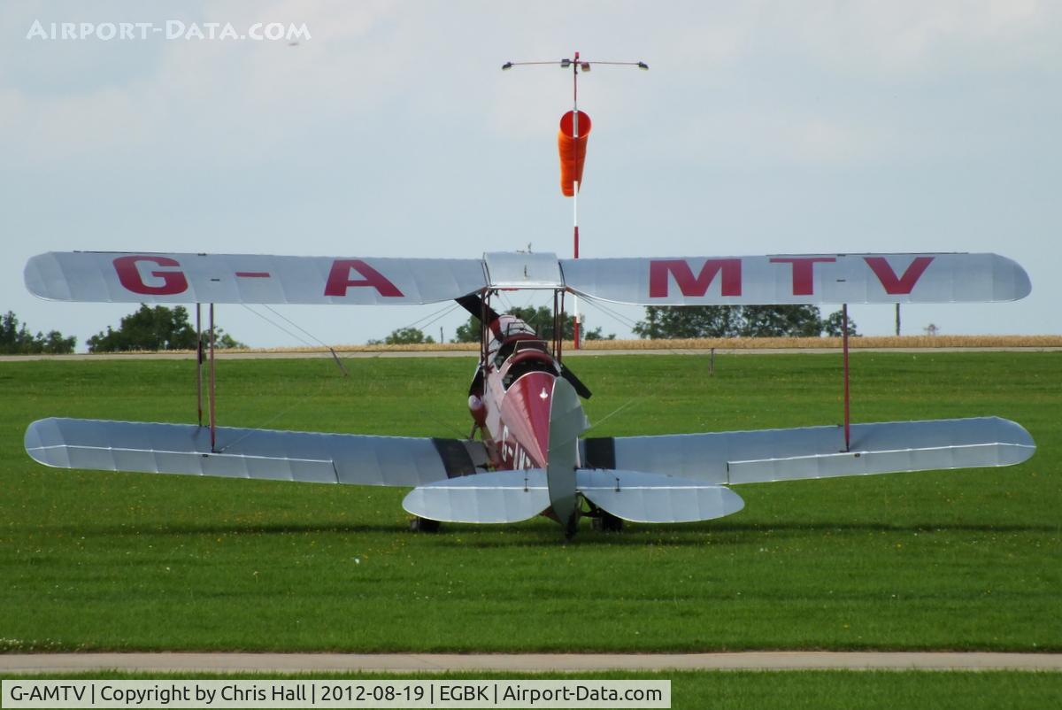 G-AMTV, 1935 De Havilland DH-82A Tiger Moth II C/N 3858, at the 2012 Sywell Airshow