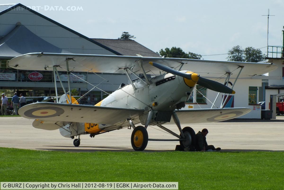 G-BURZ, 1934 Hawker Nimrod II C/N 41H-59890, at the 2012 Sywell Airshow