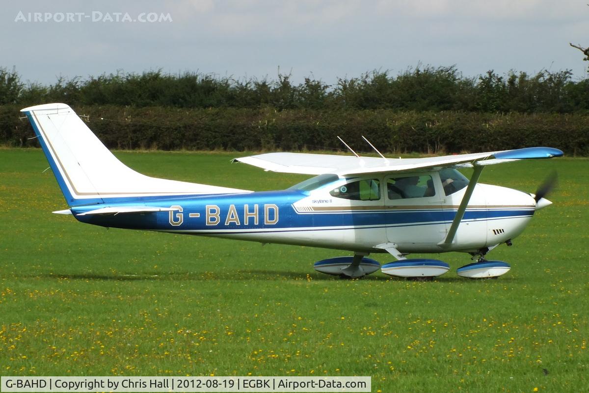 G-BAHD, 1972 Cessna 182P Skylane Skylane C/N 18261501, at the 2012 Sywell Airshow