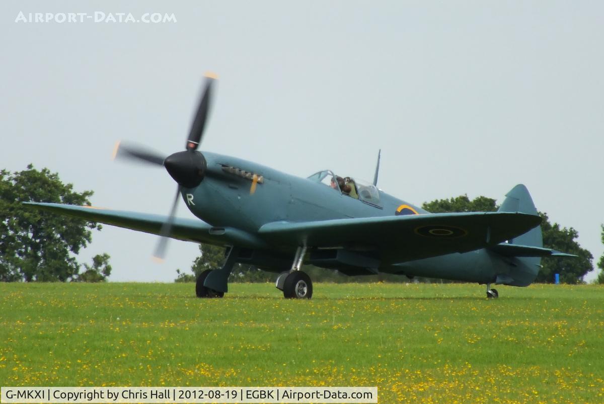 G-MKXI, 1944 Supermarine 365 Spitfire PR.XI C/N 6S/504719, at the 2012 Sywell Airshow