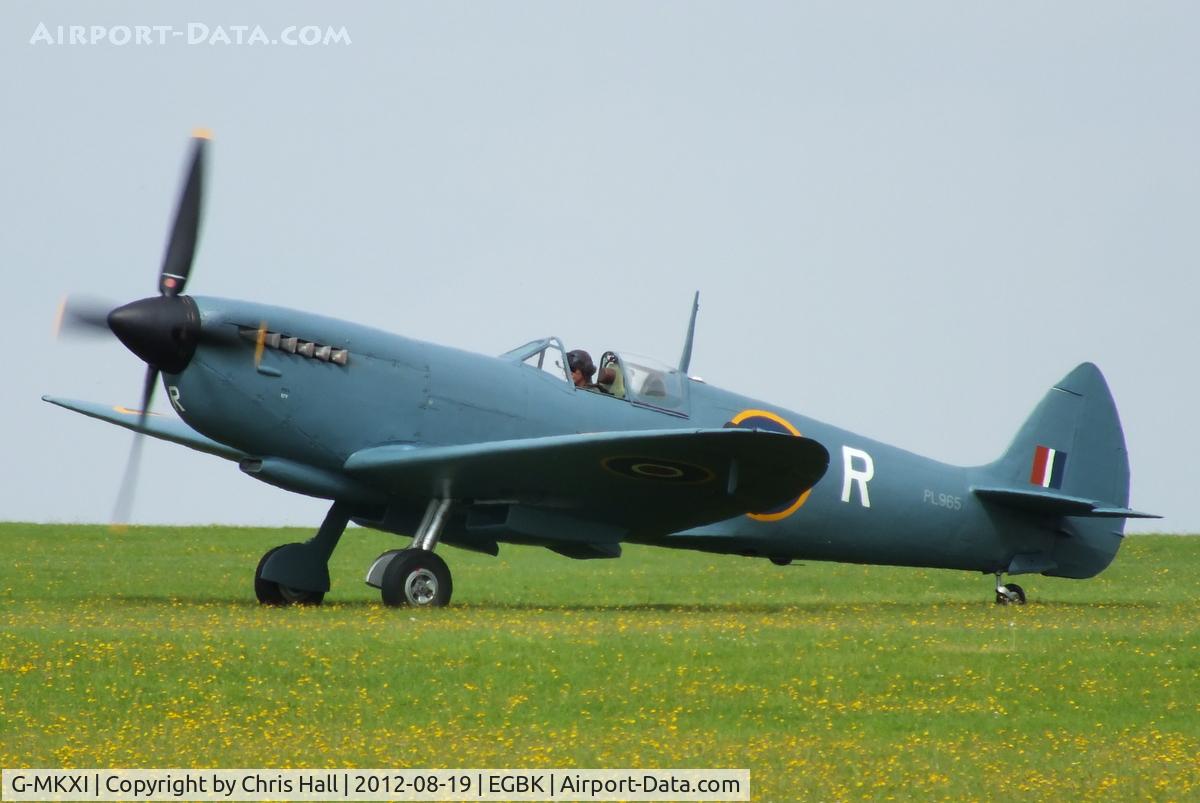 G-MKXI, 1944 Supermarine 365 Spitfire PR.XI C/N 6S/504719, at the 2012 Sywell Airshow