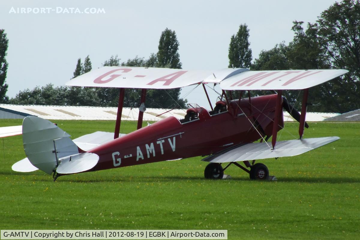 G-AMTV, 1935 De Havilland DH-82A Tiger Moth II C/N 3858, at the 2012 Sywell Airshow
