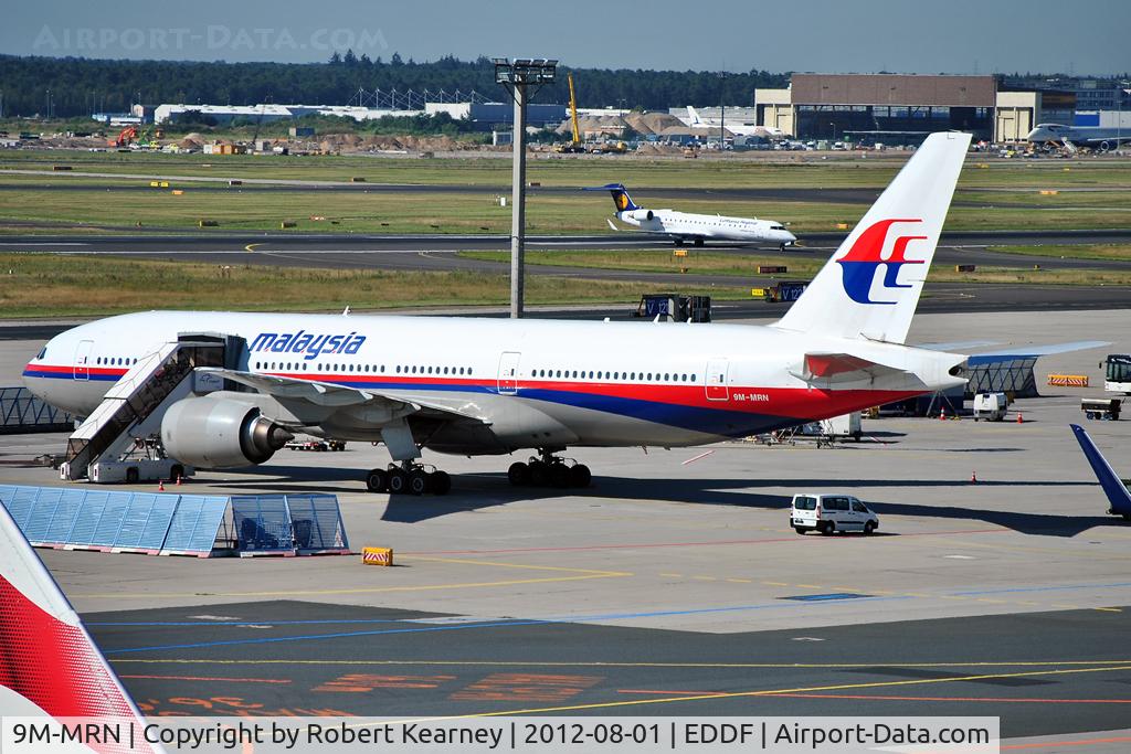 9M-MRN, 2002 Boeing 777-2H6/ER C/N 28419, Parked on remotes before being loaded
