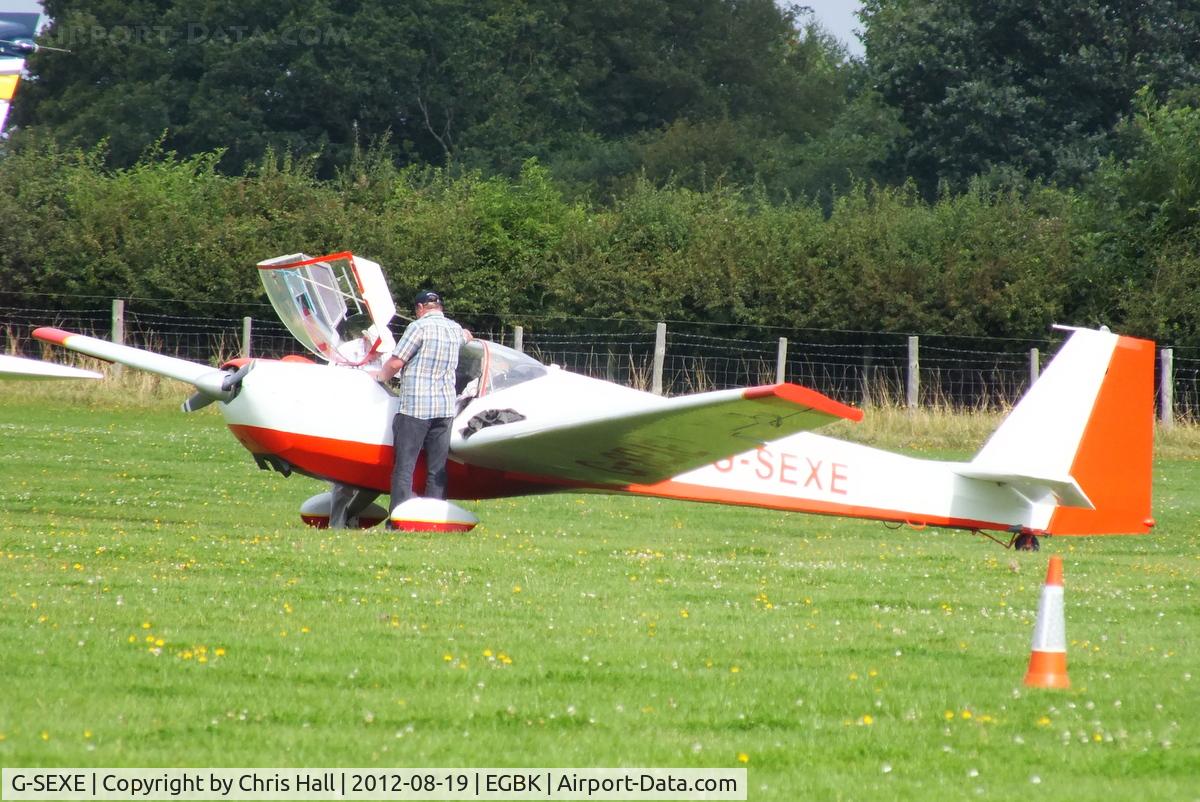 G-SEXE, 1986 Scheibe SF-25C Falke C/N 44396, at the 2012 Sywell Airshow