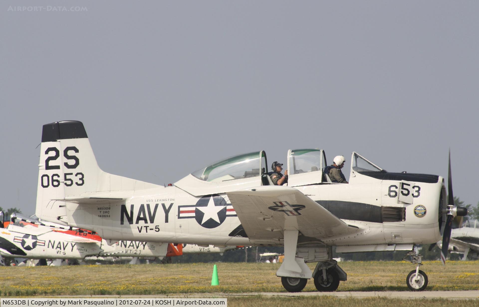N653DB, 1957 North American T-28C Trojan Trojan C/N 226-230, North American T-28C