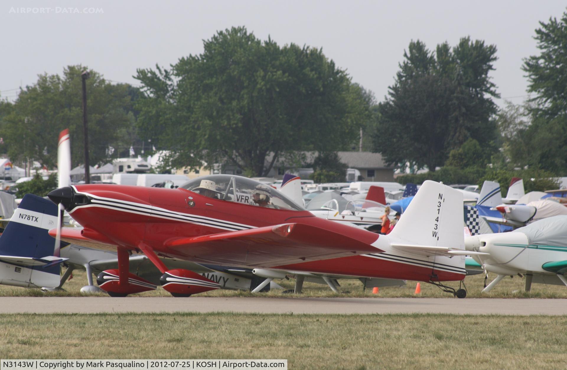 N3143W, 1991 Vans RV-4 C/N 1920, Vans RV-4