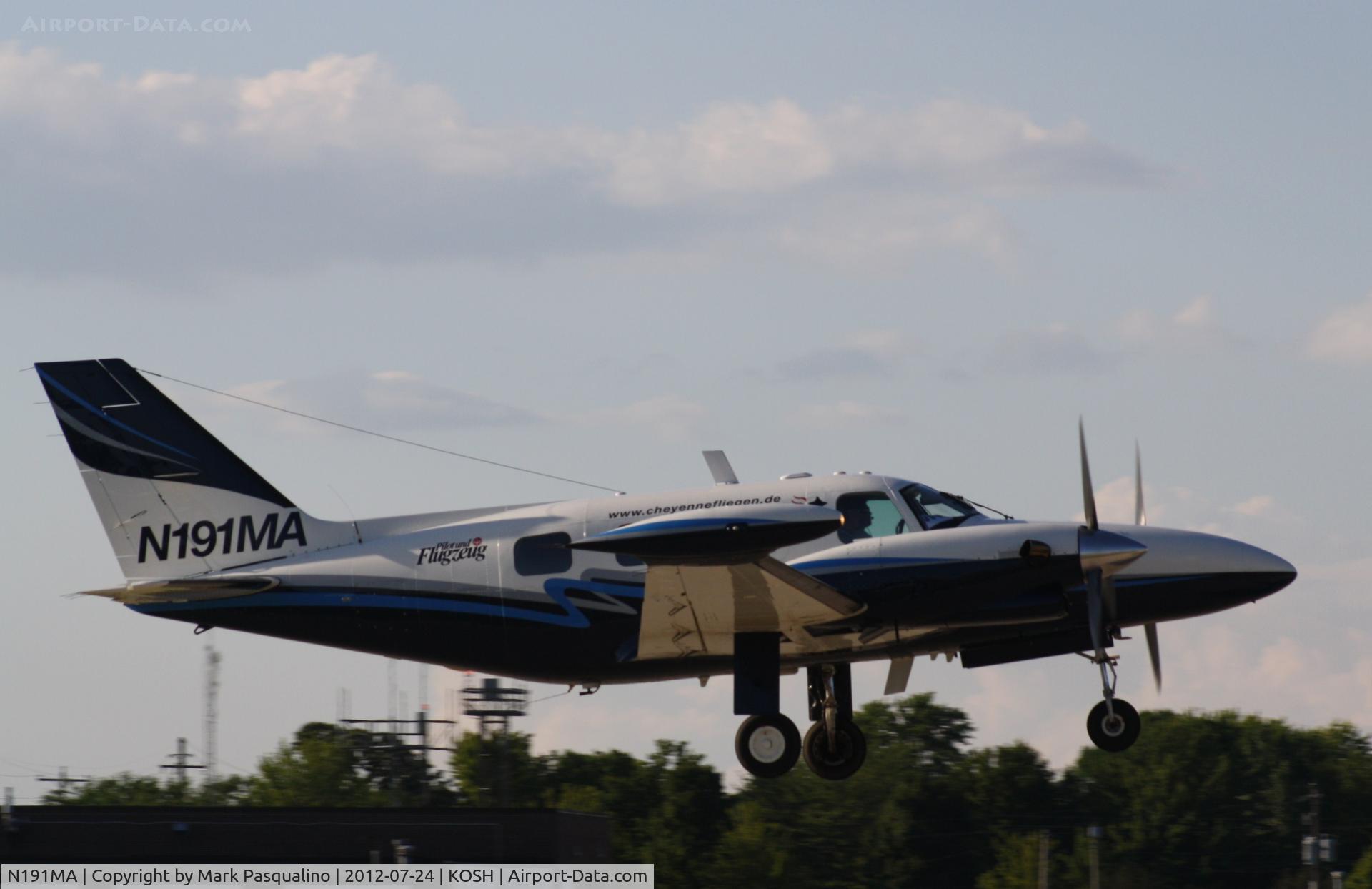 N191MA, Piper PA-31T1 Cheyenne 1 C/N 31T-8104019, Piper PA-31T1
