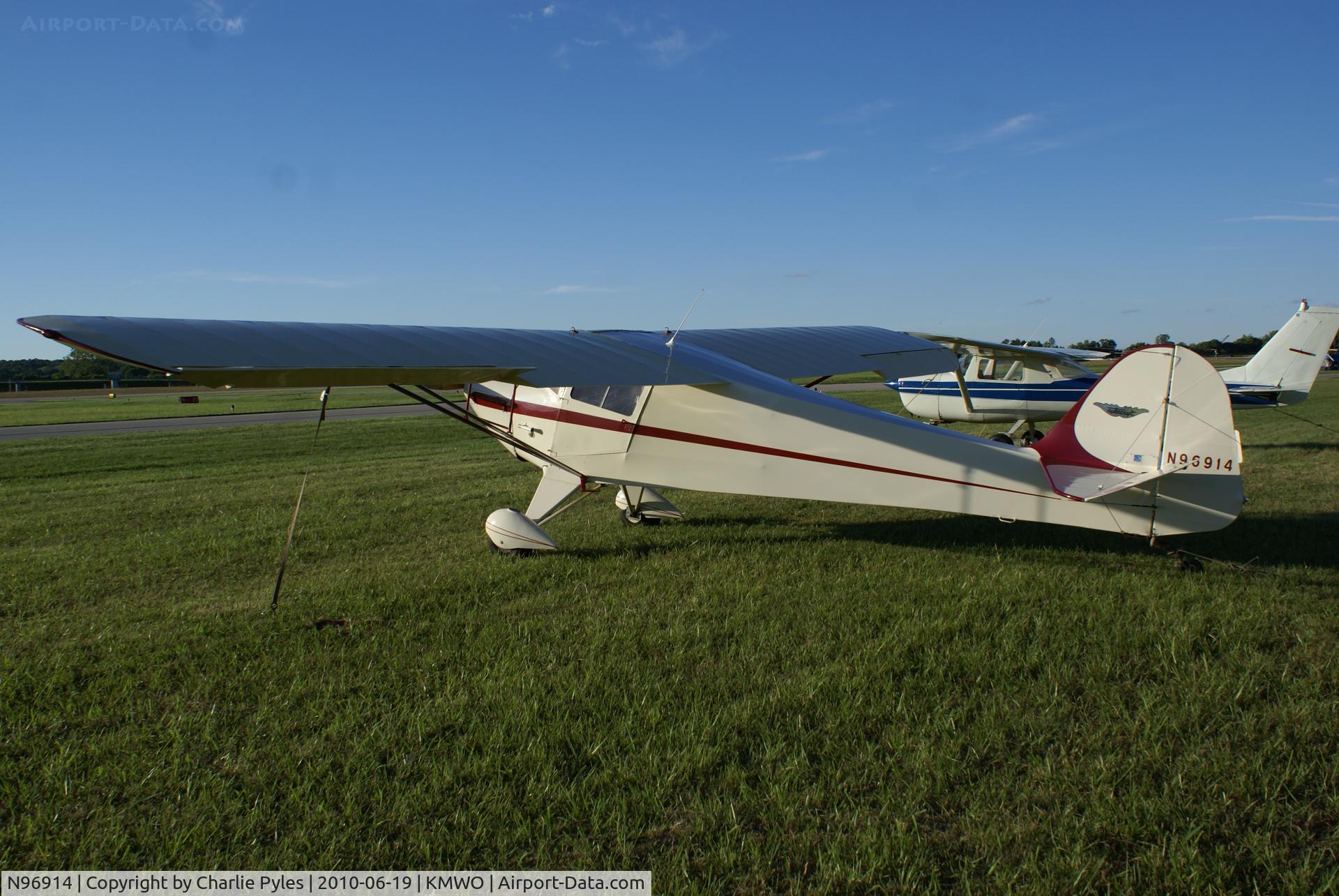 N96914, 1946 Taylorcraft BC12-D C/N 9214, Picture was taken at the 2010 Aeronca National Fly-in at Hook Field, Middletown, OH