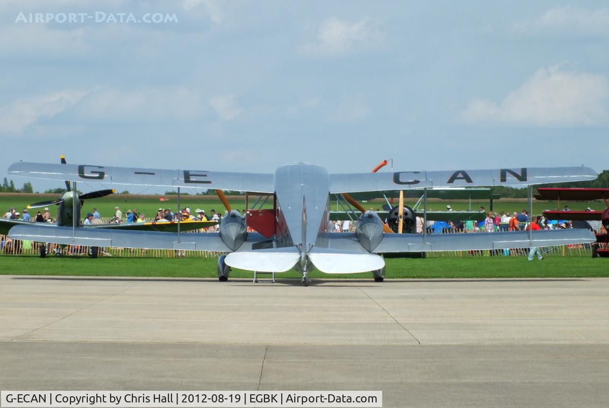 G-ECAN, 1943 De Havilland Australia DH-84 Dragon 3 C/N DHA2048, at the 2012 Sywell Airshow