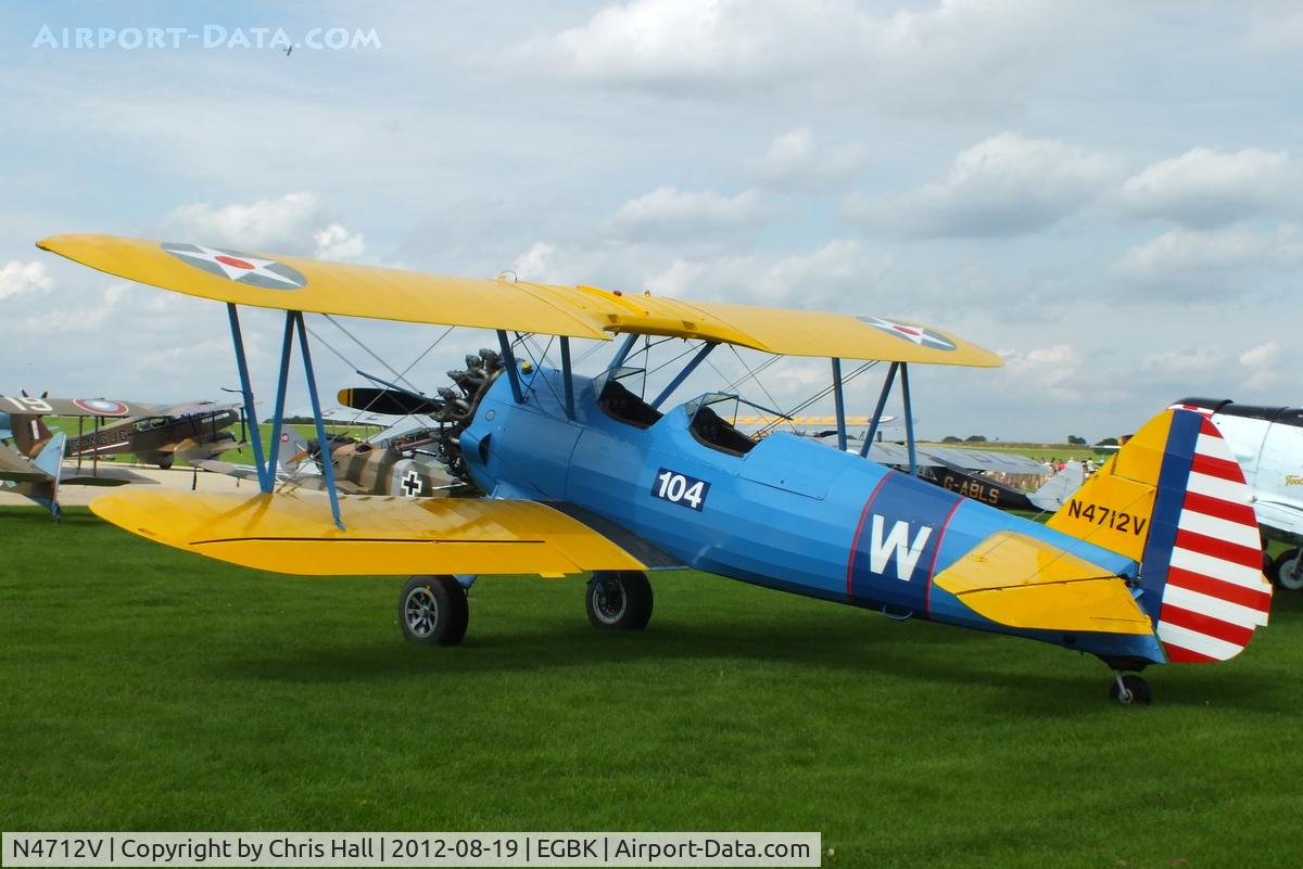 N4712V, 1949 Boeing E75 C/N 75-5094, at the 2012 Sywell Airshow