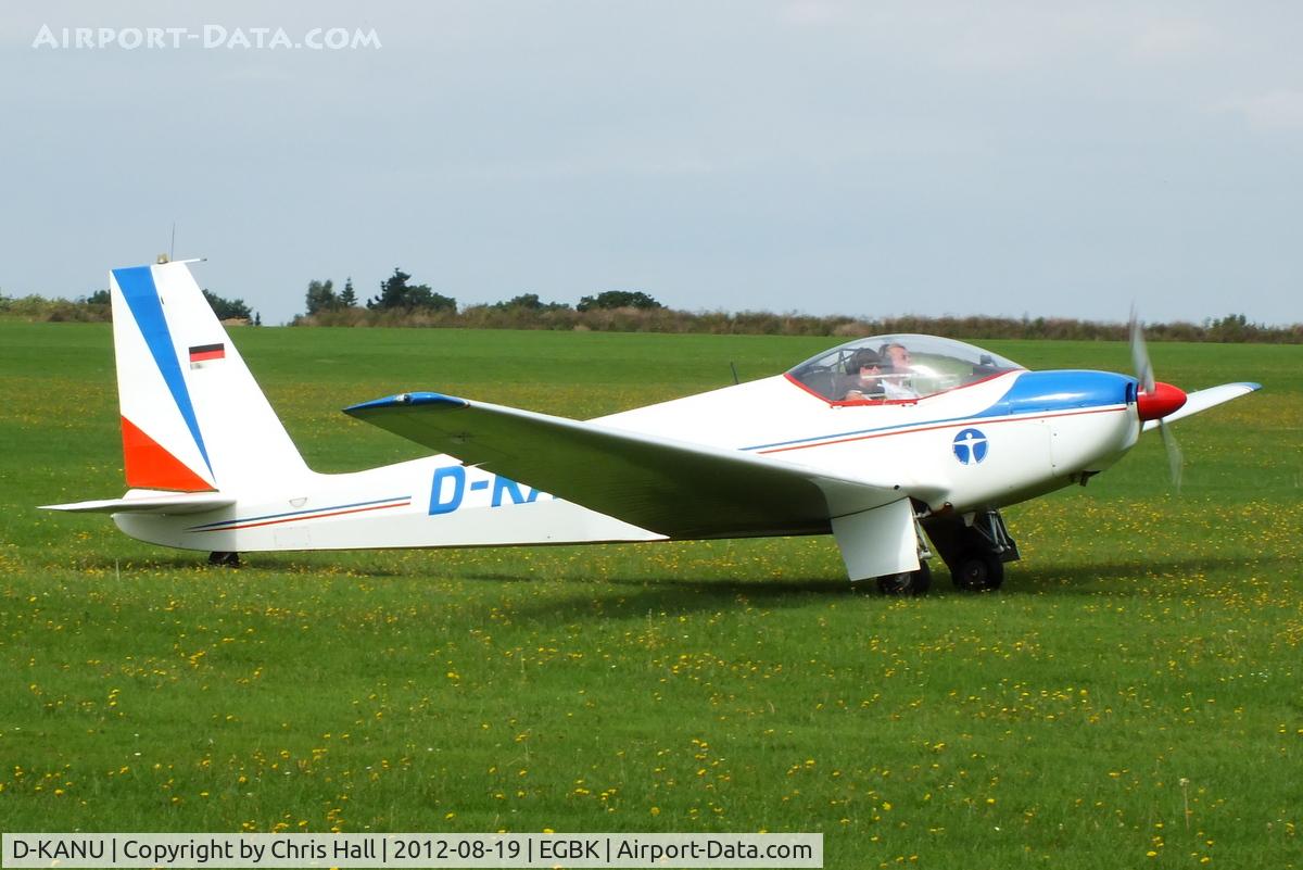 D-KANU, Schleicher ASK-16 C/N 16023, at the 2012 Sywell Airshow