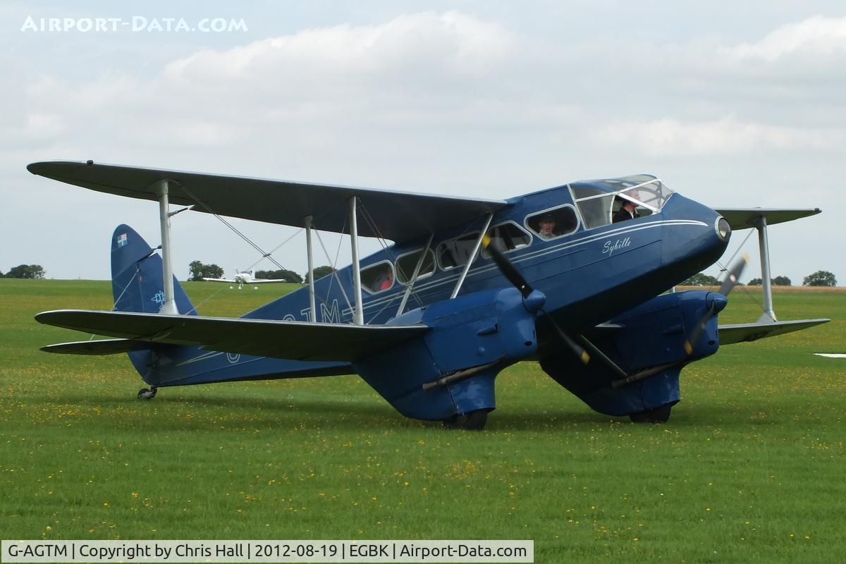 G-AGTM, 1944 De Havilland DH-89A Dominie/Dragon Rapide C/N 6746, at the 2012 Sywell Airshow