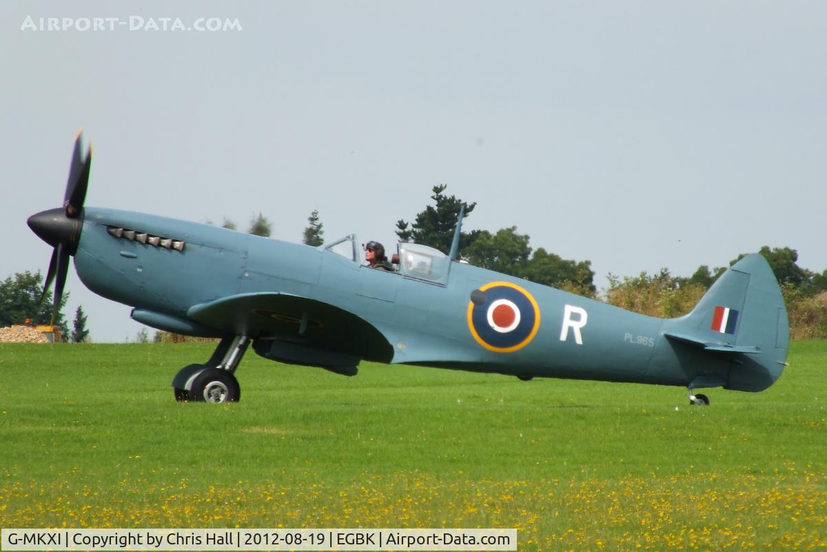 G-MKXI, 1944 Supermarine 365 Spitfire PR.XI C/N 6S/504719, at the 2012 Sywell Airshow
