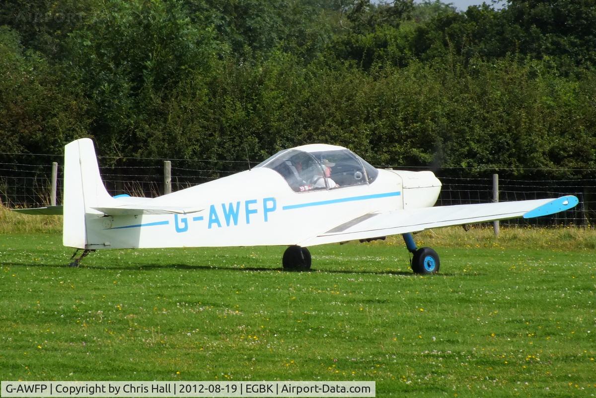 G-AWFP, 1968 Rollason Druine D-62B Condor C/N RAE/631, at the 2012 Sywell Airshow