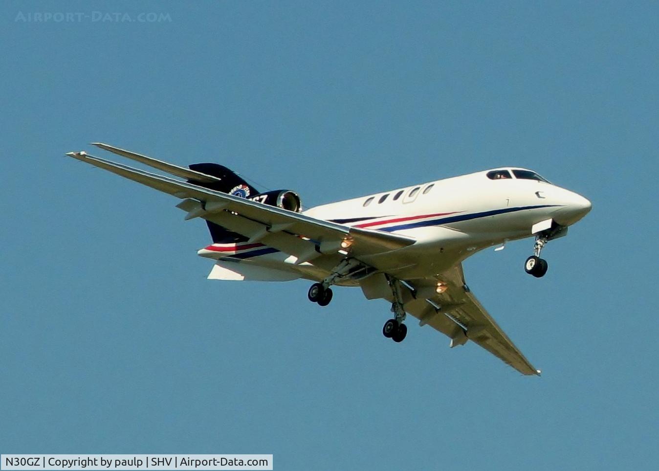 N30GZ, Sino Swearigen SJ30-2 C/N 010, Landing at Shreveport Regional. Morgan Freeman in Shreveport shooting a movie.