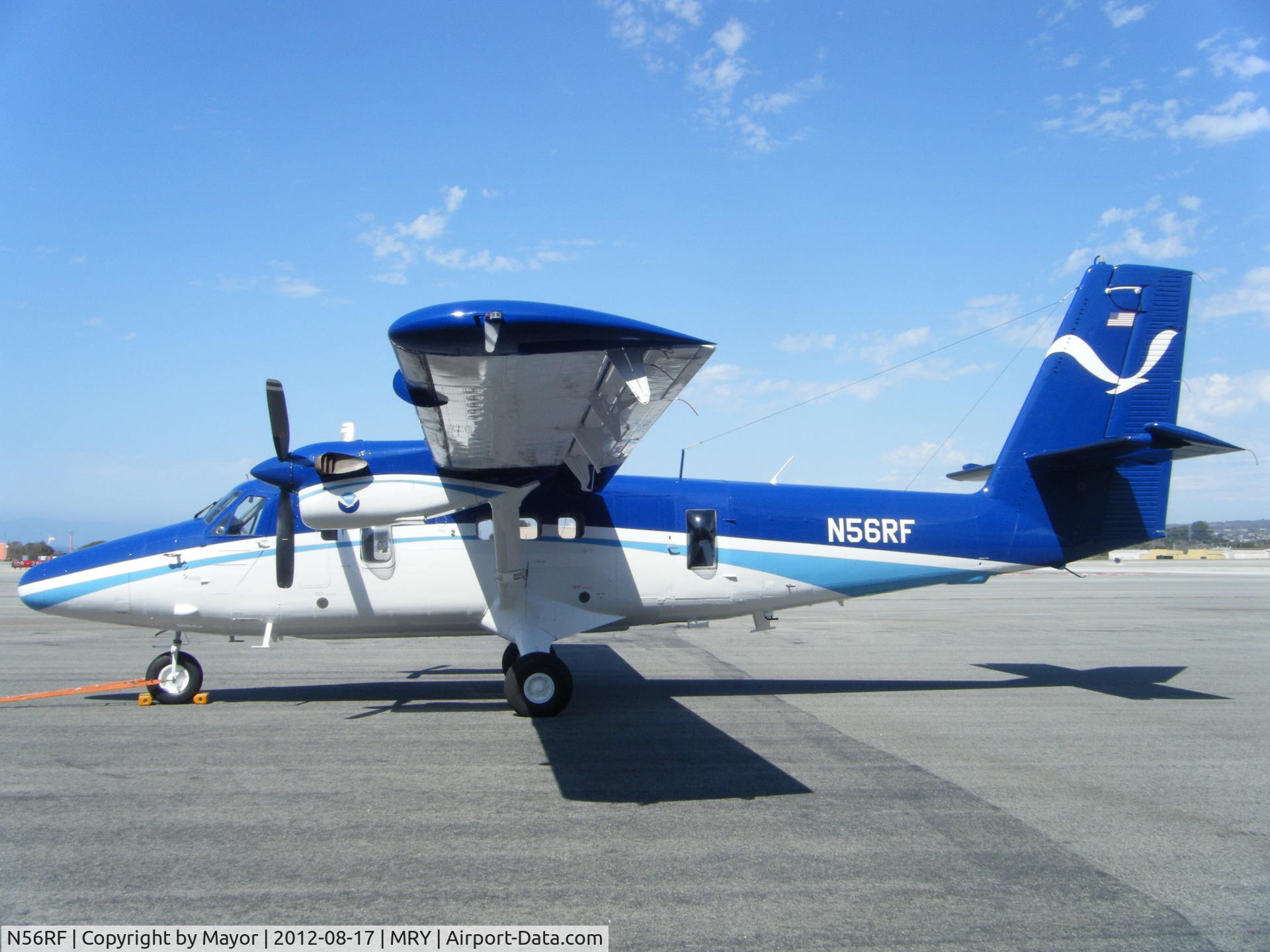N56RF, 1982 De Havilland Canada DHC-6-300 Twin Otter C/N 788, NOAA AUG 2012 Monterey CA