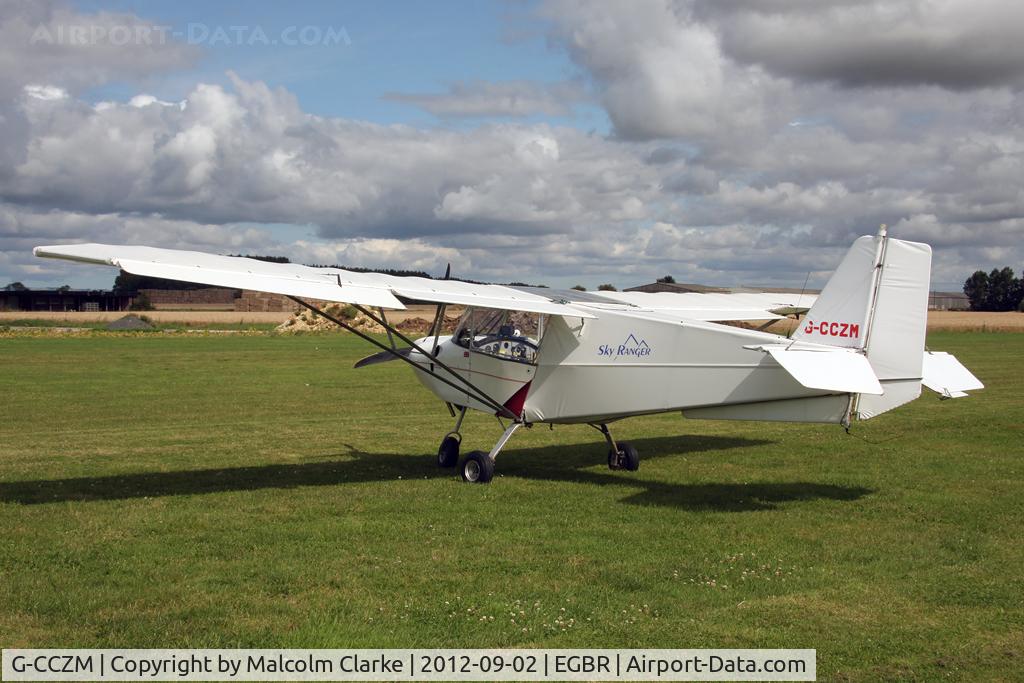 G-CCZM, 2004 Skyranger 912S(1) C/N BMAA/HB/372, Skyranger 912S(1) at The Real Aeroplane Club's Wings & Wheels weekend, Breighton Airfield, September 2012.