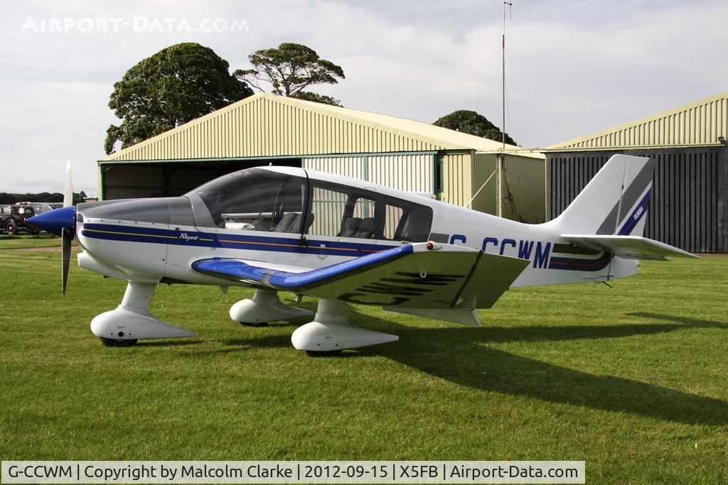 G-CCWM, 2000 Robin DR-400-180 Regent Regent C/N 2457, Robin DR-400-180 Regent, Fishburn Airfield UK, September 2012.