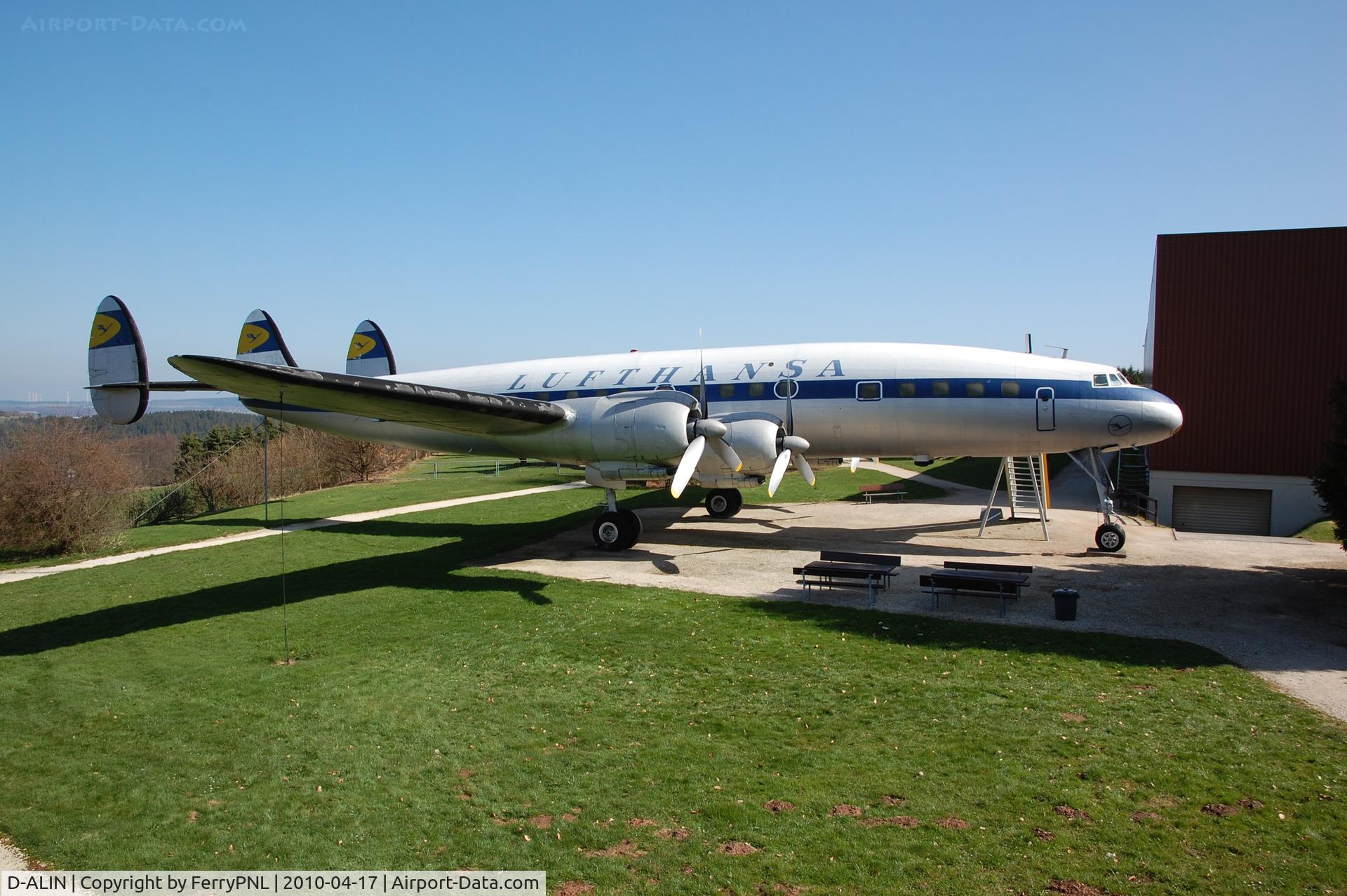 D-ALIN, 1955 Lockheed L-1049G Super Constellation C/N 4604, Very nice last resting place, preserved for the future in Hermeskeil, Germany.