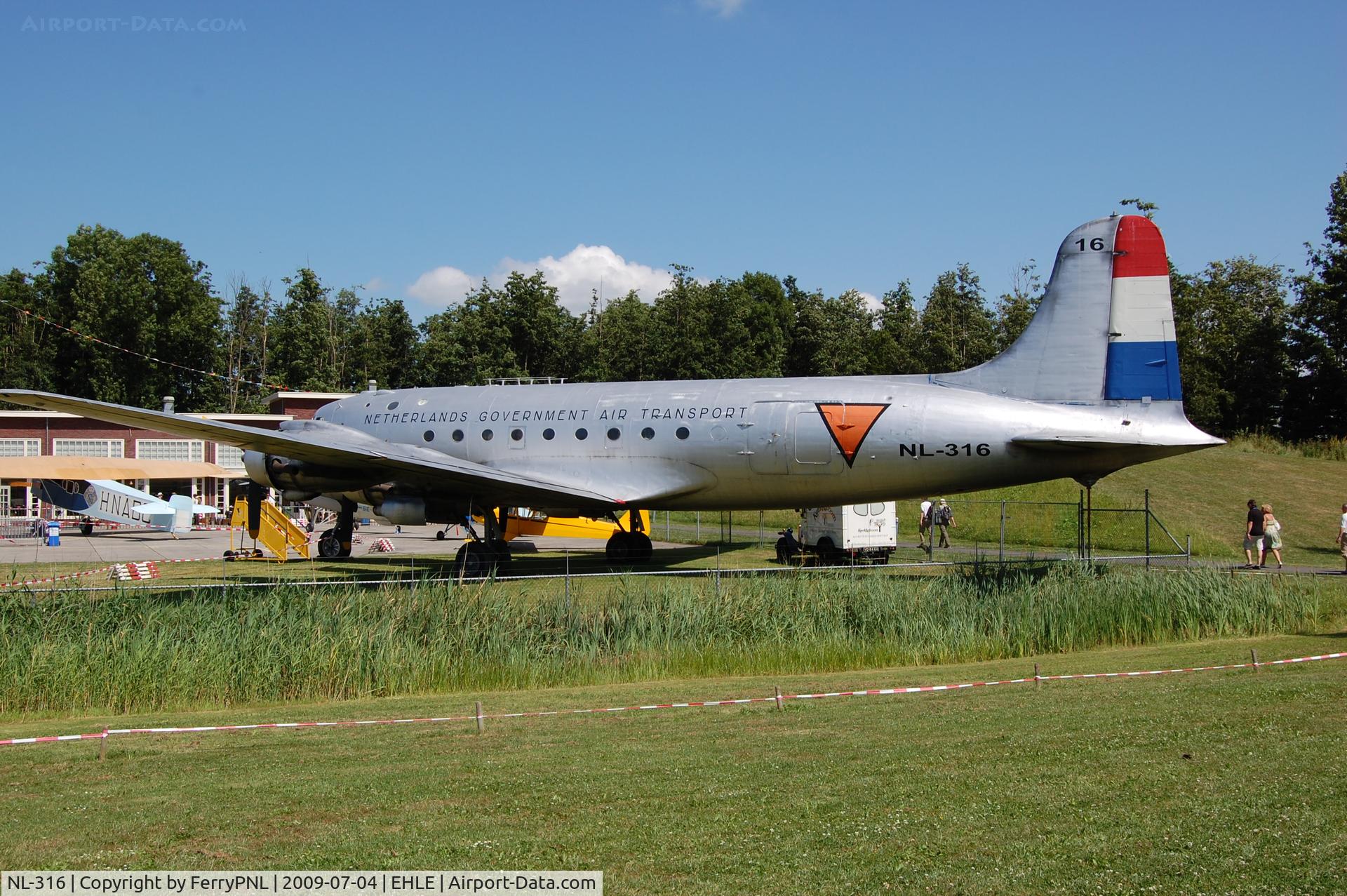 NL-316, 1942 Douglas C-54A Skymaster C/N 7488, Nicely preserved at Lelystad, NL