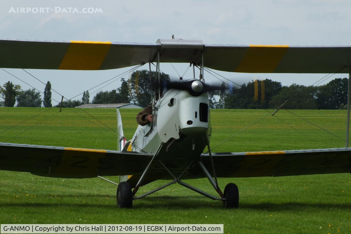 G-ANMO, 1935 De Havilland DH-82A Tiger Moth II C/N 3255, at the 2012 Sywell Airshow