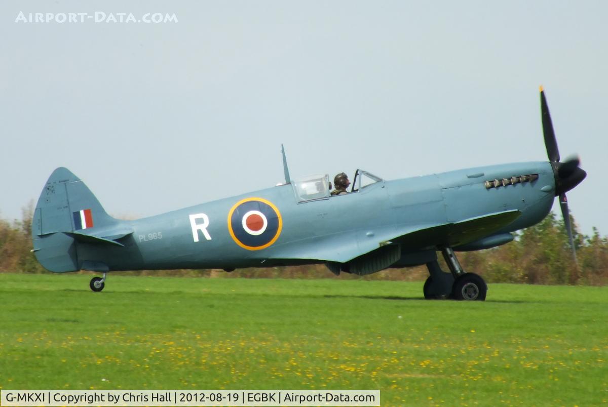 G-MKXI, 1944 Supermarine 365 Spitfire PR.XI C/N 6S/504719, at the 2012 Sywell Airshow
