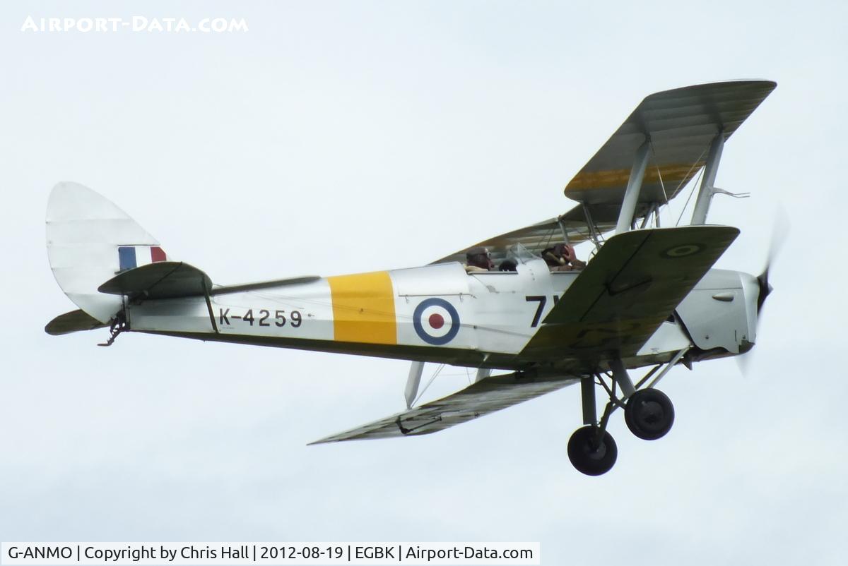 G-ANMO, 1935 De Havilland DH-82A Tiger Moth II C/N 3255, at the 2012 Sywell Airshow