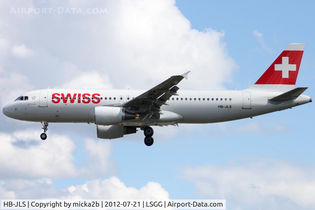 HB-JLS, 2012 Airbus A320-214 C/N 5069, Landing