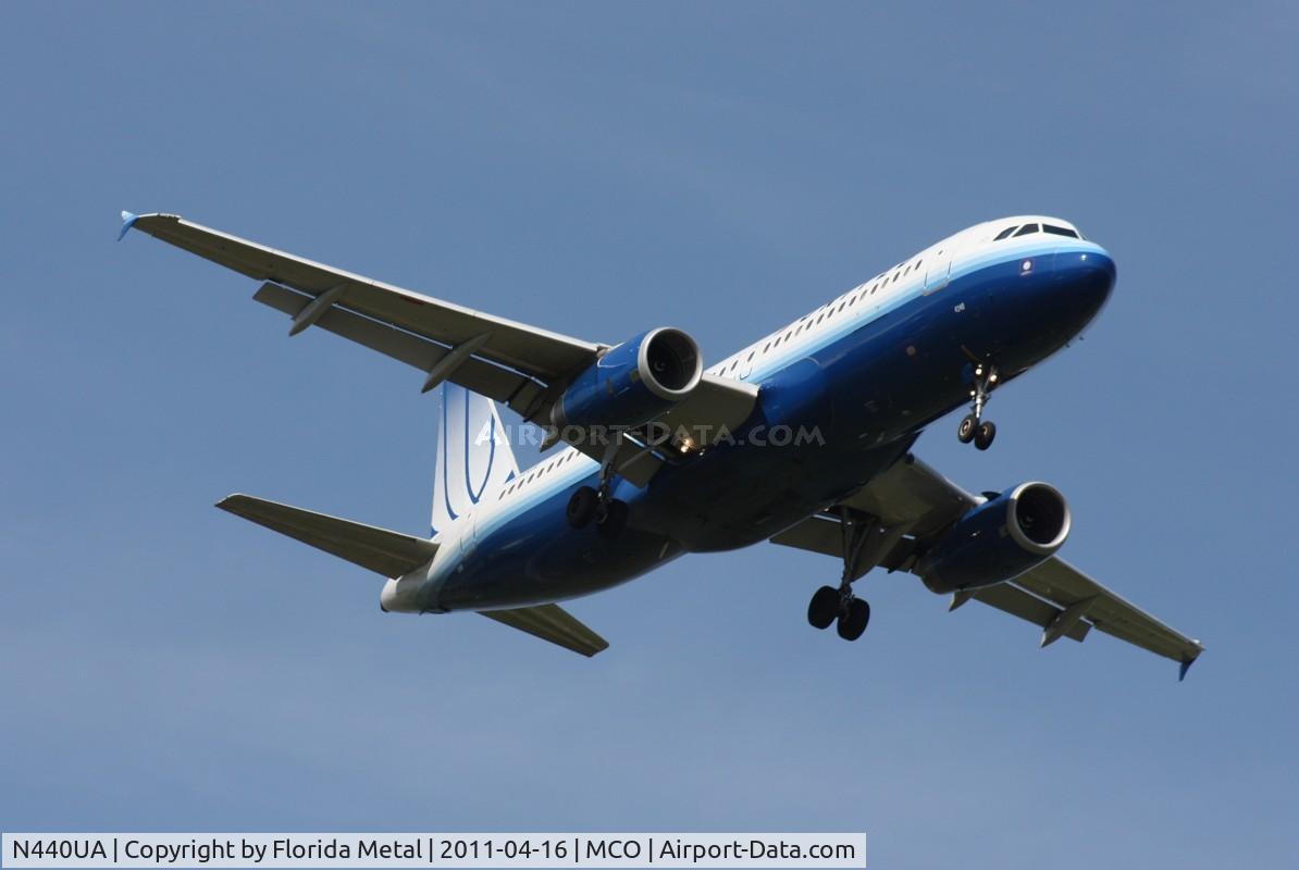 N440UA, 1997 Airbus A320-232 C/N 702, United A320