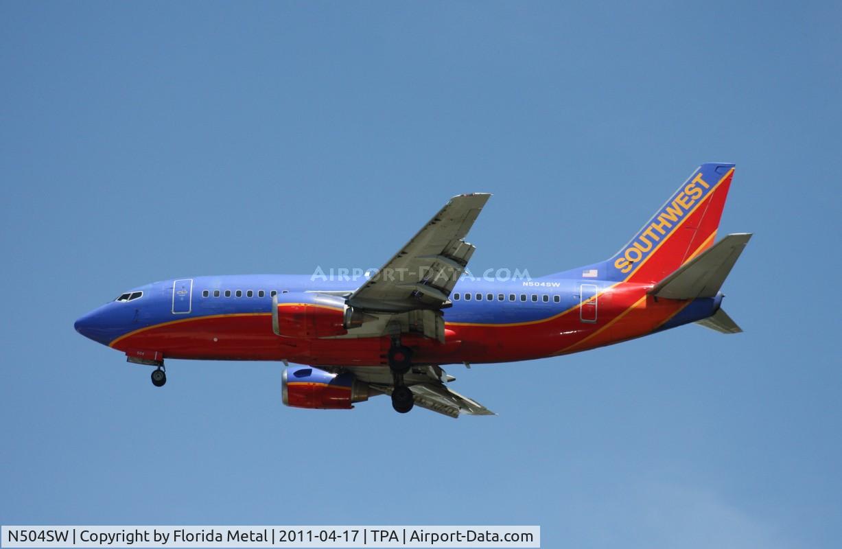 N504SW, 1990 Boeing 737-5H4 C/N 24181, Southwest 737-500