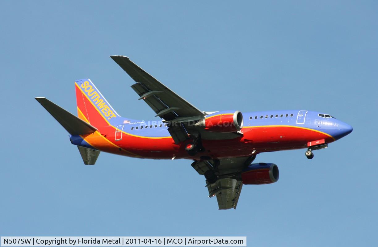 N507SW, 1990 Boeing 737-5H4 C/N 24184, Southwest 737-500