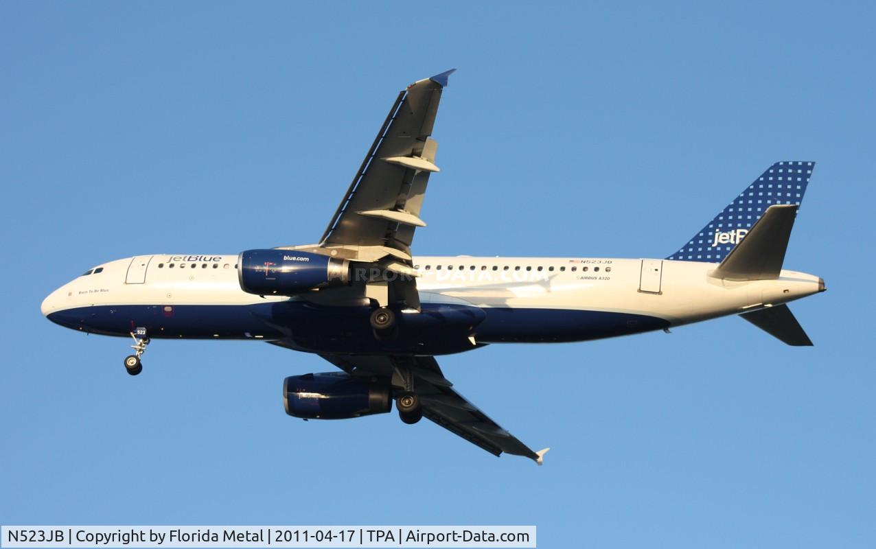 N523JB, 2001 Airbus A320-232 C/N 1506, Jet Blue A320
