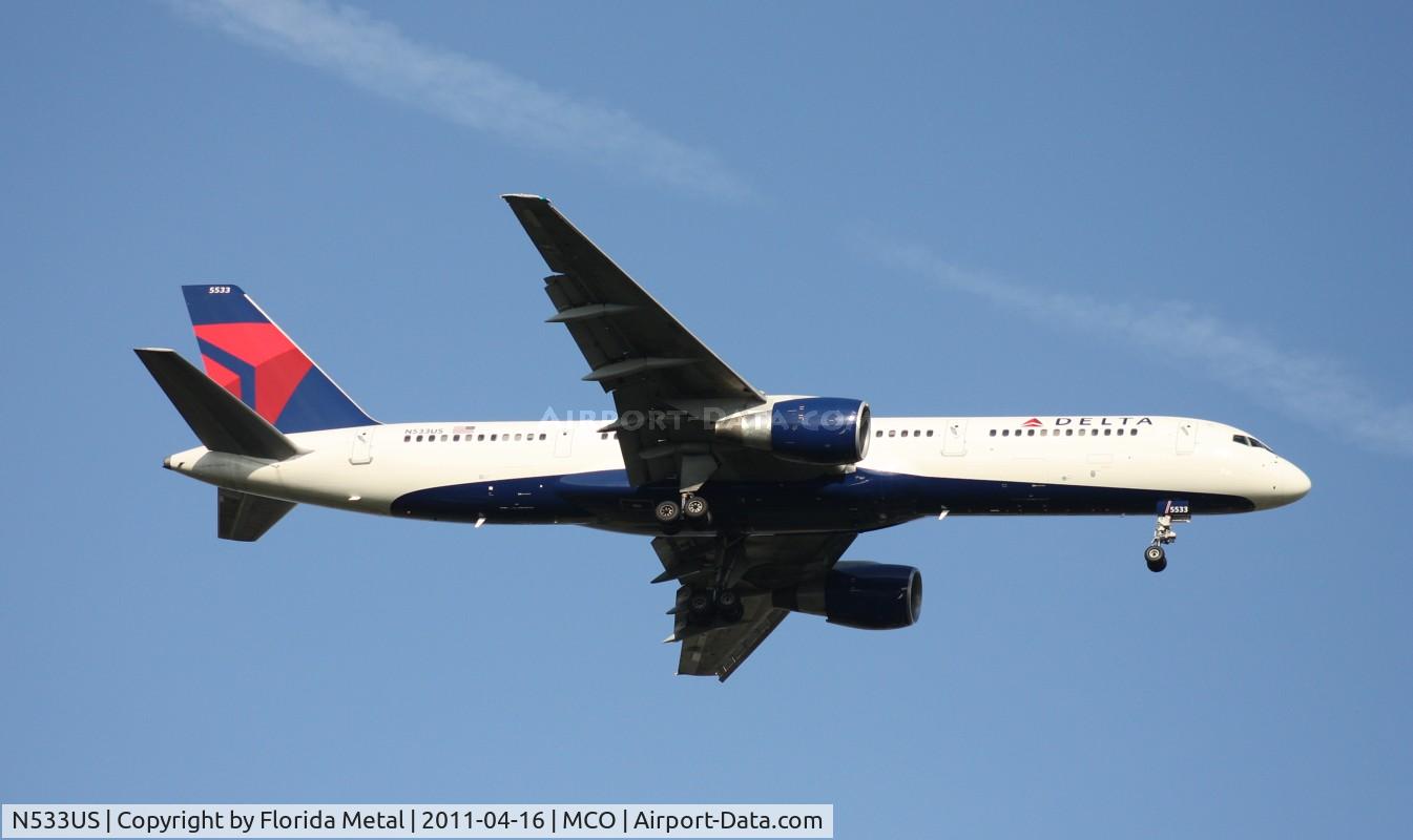 N533US, 1988 Boeing 757-251 C/N 24264, Delta 757