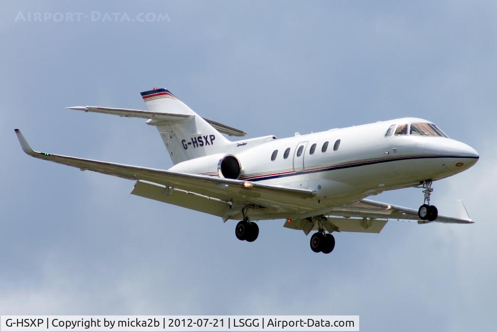 G-HSXP, 2007 Raytheon Hawker 850XP C/N 258827, Landing