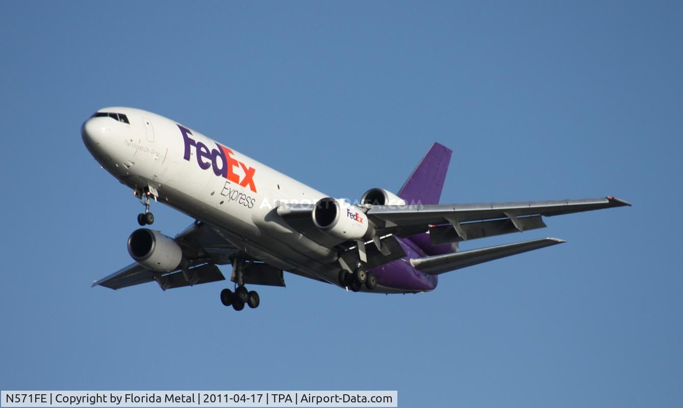 N571FE, 1980 McDonnell Douglas MD-10-10F C/N 47830, Fed Ex MD-10-10F