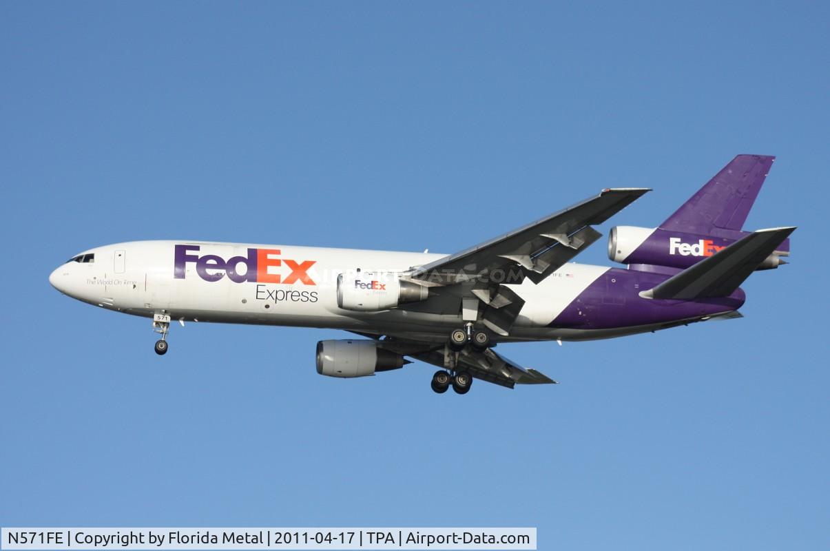 N571FE, 1980 McDonnell Douglas MD-10-10F C/N 47830, Fed Ex MD-10-10F