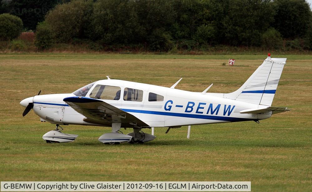 G-BEMW, 1976 Piper PA-28-181 Cherokee Archer II C/N 28-7790243, Ex: N9566N > G-BEMW - Originally owned to,  C.S.E. Aviation Ltd in February 1977 and currently with, Touch & Go Ltd since February 1997.