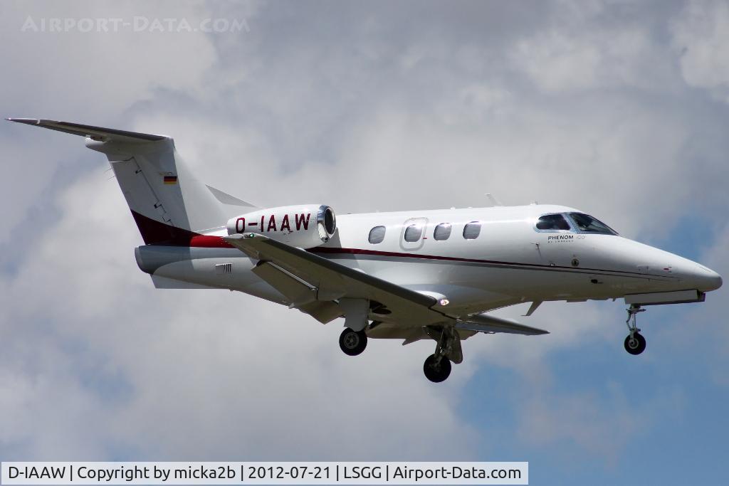 D-IAAW, 2011 Embraer EMB-500 Phenom 100 C/N 50000245, Landing