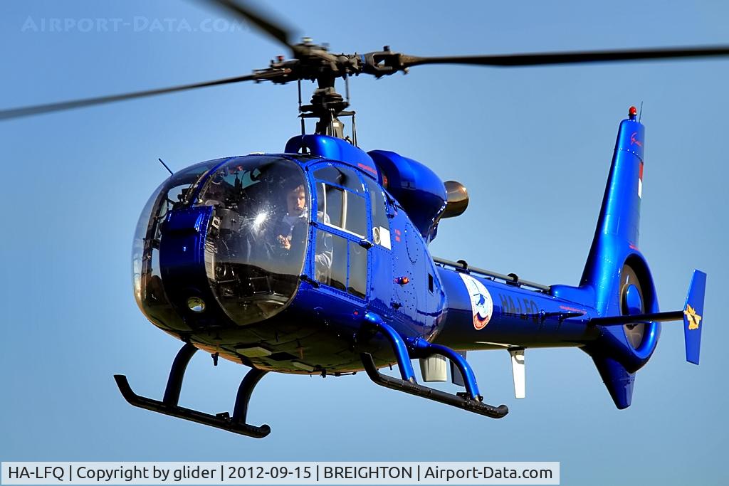 HA-LFQ, 1980 Aerospatiale SA-342L Gazelle C/N 1854, Frequent visitor