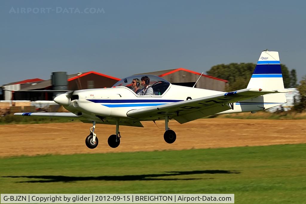 G-BJZN, 1982 Slingsby T-67A Firefly C/N 1997, Our ladies returning from a sortie.