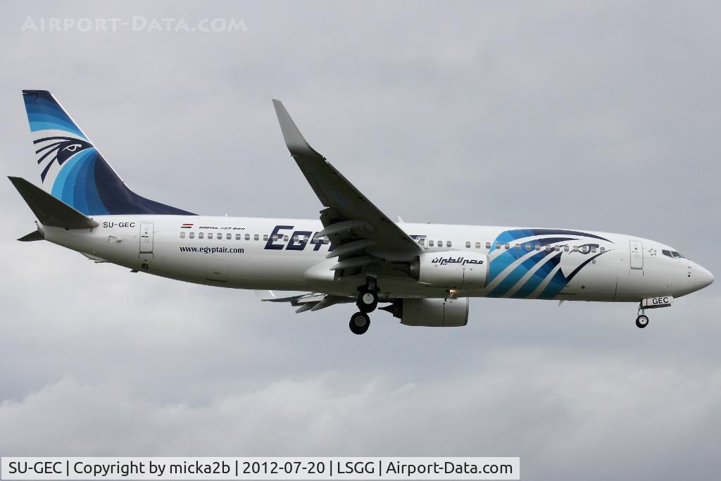 SU-GEC, 2012 Boeing 737-866 C/N 40801, Landing
