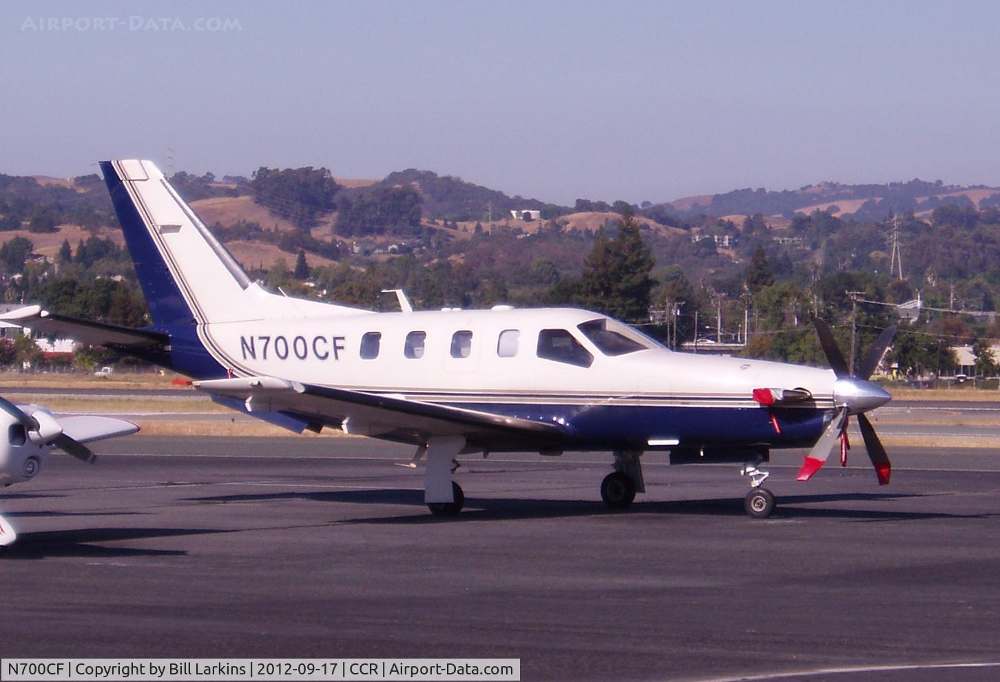 N700CF, 1996 Socata TBM-700 C/N 123, Resident. Right side view.