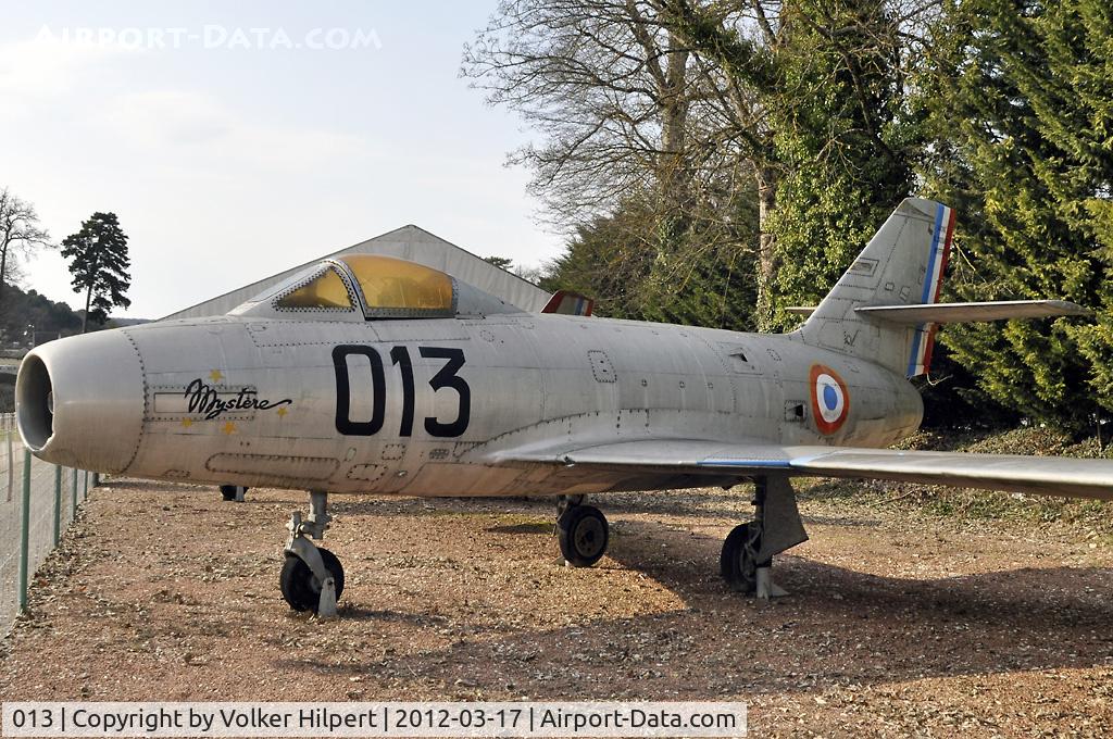 013, Dassault Mystere IIC C/N 013, at Savigny-les-Beaune