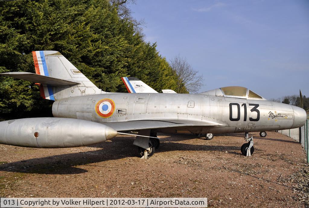 013, Dassault Mystere IIC C/N 013, at Savigny-les-Beaune
